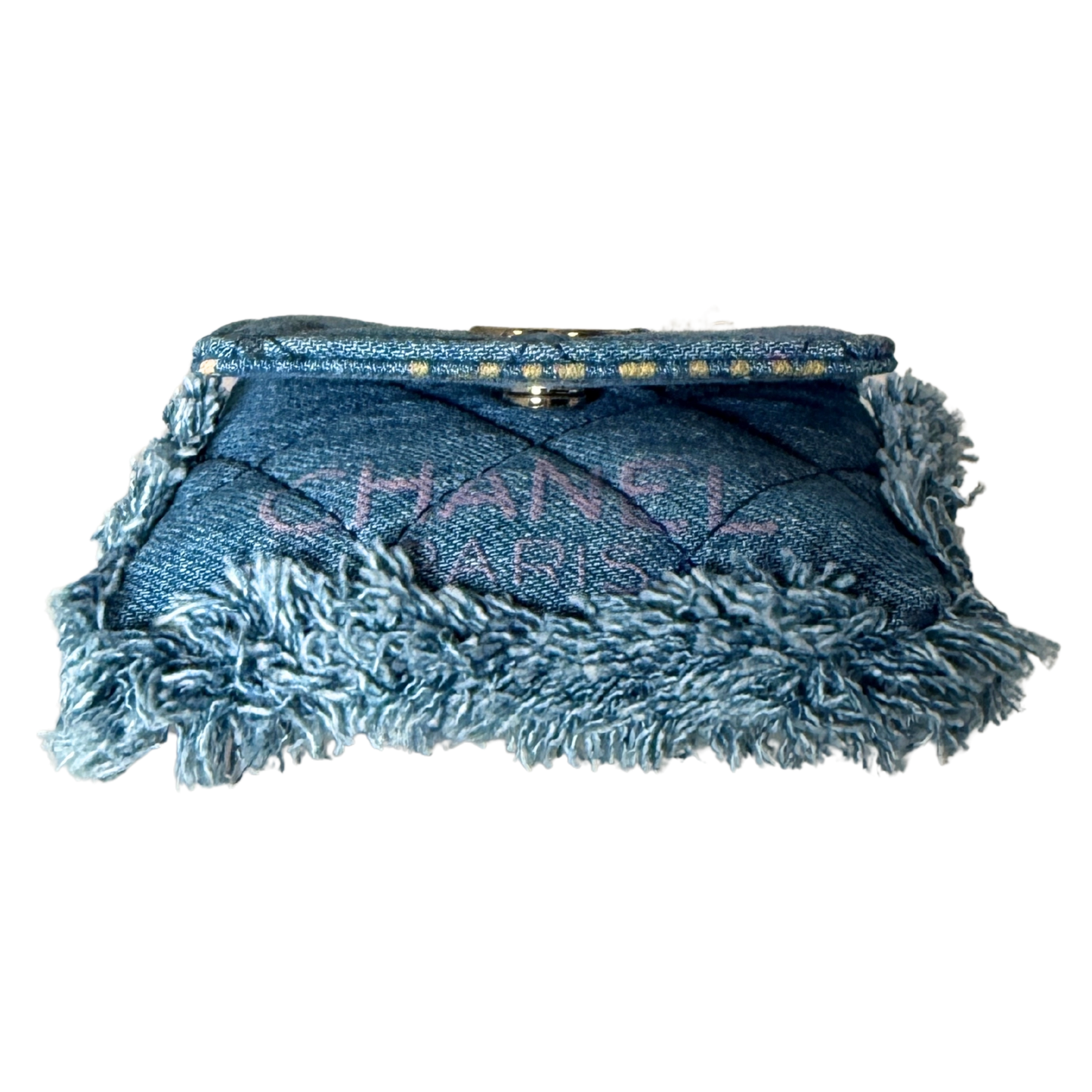 Chanel Micro Flapbag Denim / neuwertig Chanel