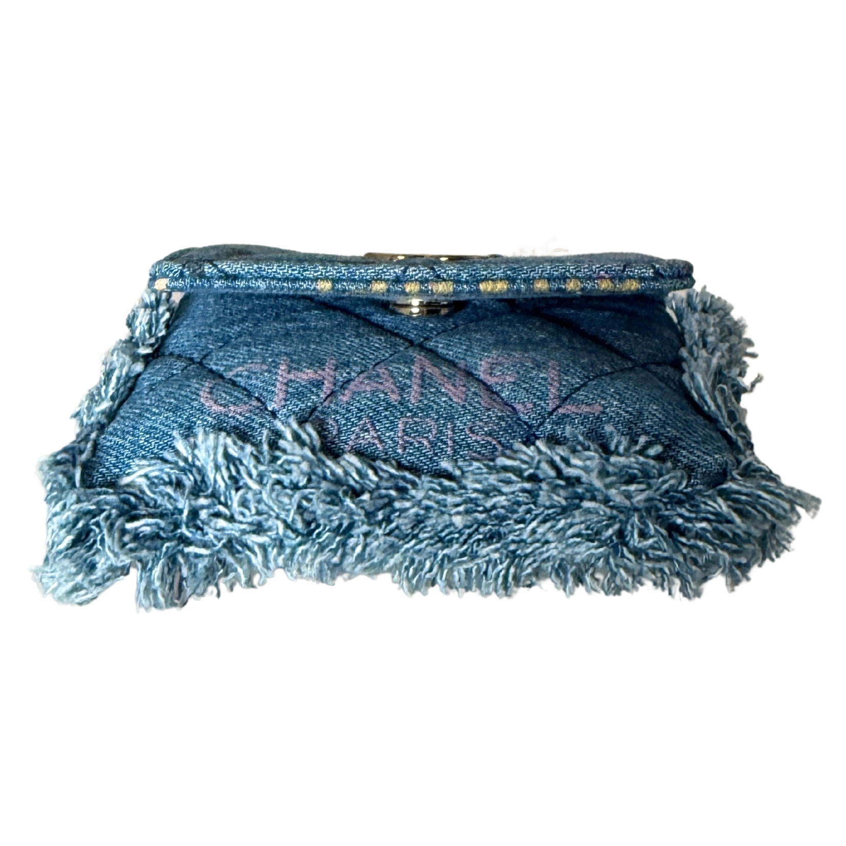 Chanel Micro Flapbag Denim / neuwertig Chanel