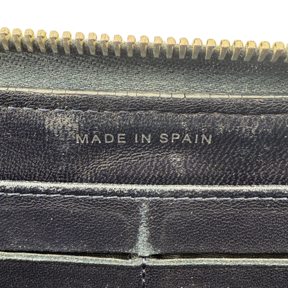 Chanel CC zip-around Geldbörse Dunkelblau / gut Louis Vuitton