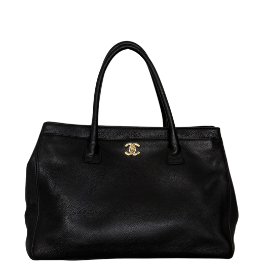 Chanel Executive Tote Bag Schwarz / sehr gut Chanel