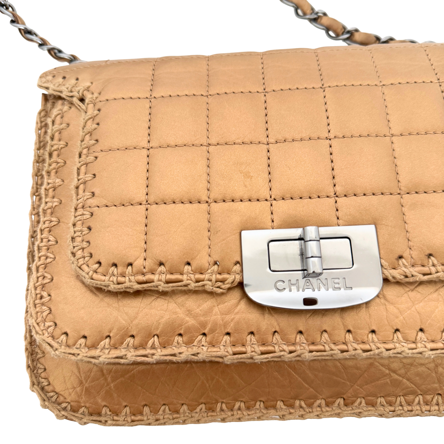 Chanel Whipstitch Flap Bag Gold / gut Chanel