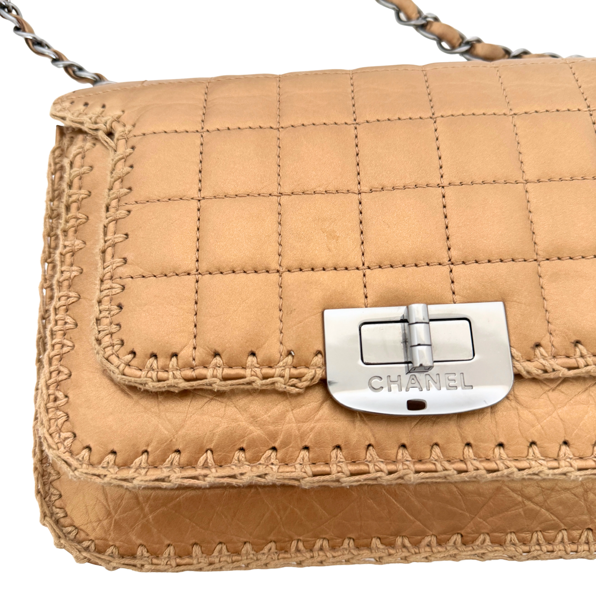 Chanel Whipstitch Flap Bag Gold / gut Chanel