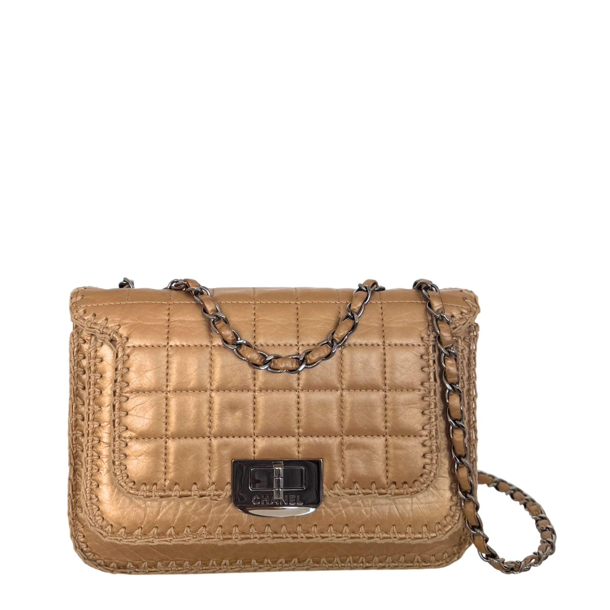 Chanel Whipstitch Flap Bag Gold / gut Chanel