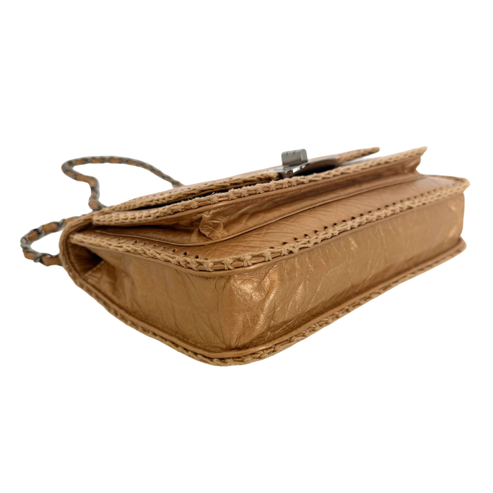 Chanel Whipstitch Flap Bag Gold / gut Chanel