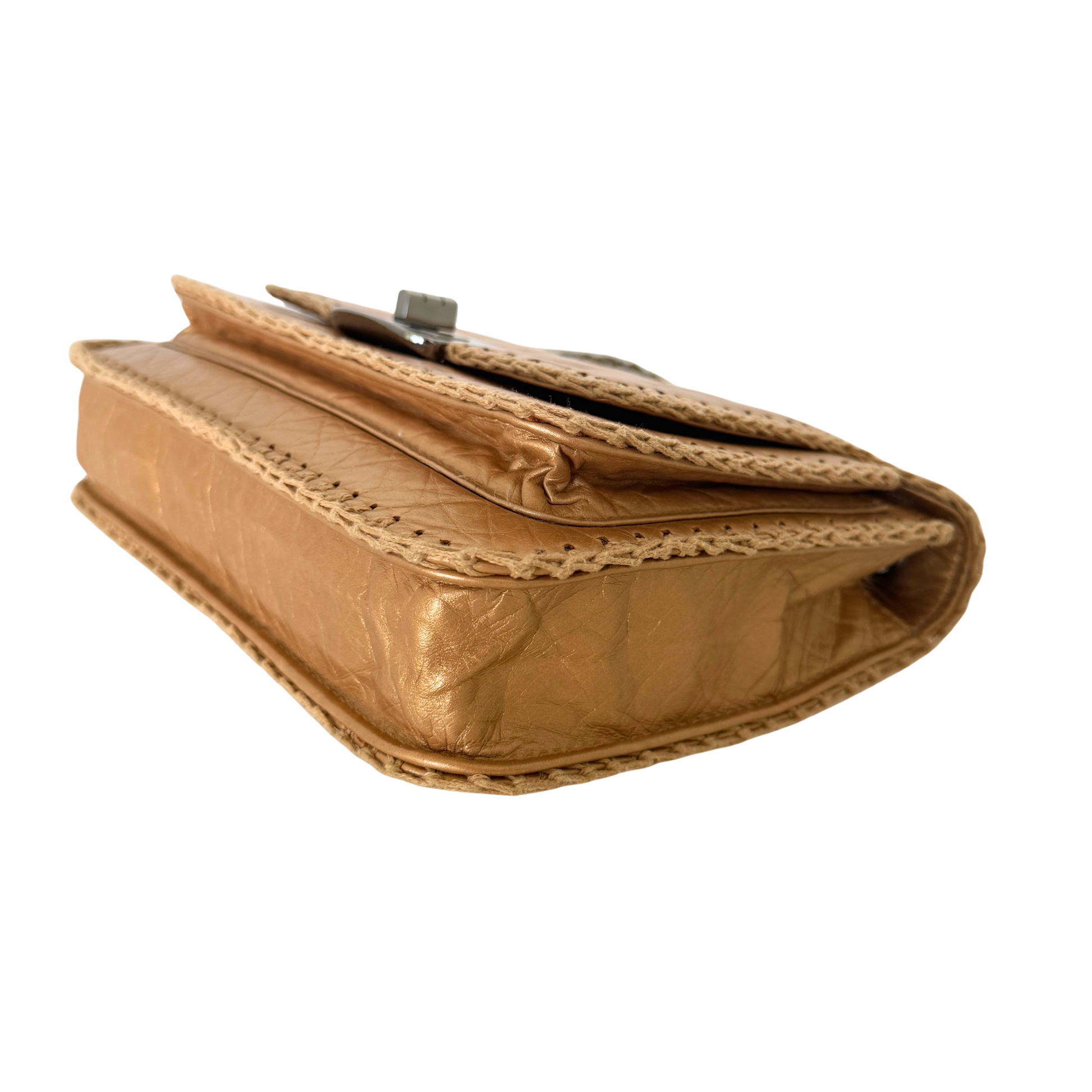 Chanel Whipstitch Flap Bag Gold / gut Chanel