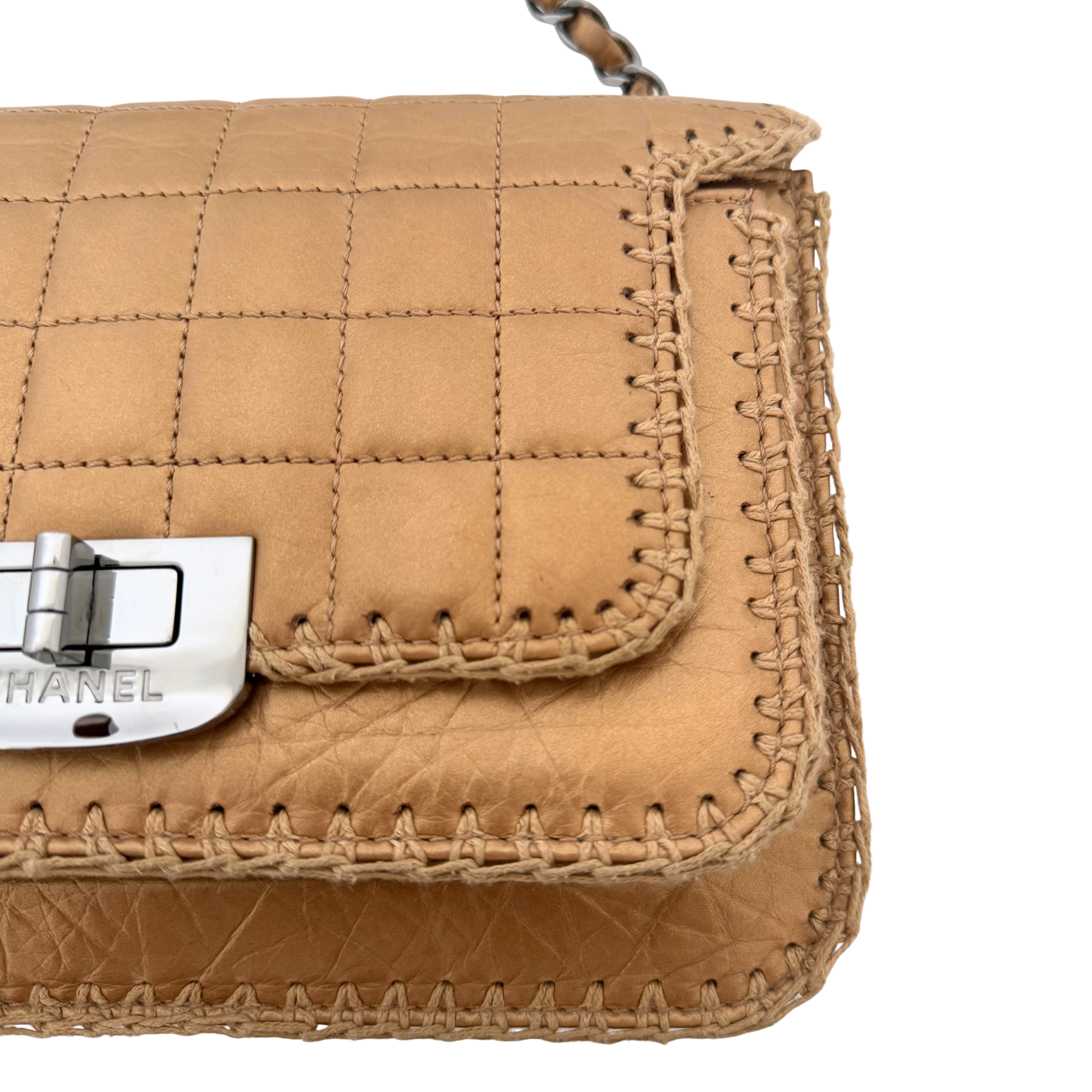 Chanel Whipstitch Flap Bag Gold / gut Chanel