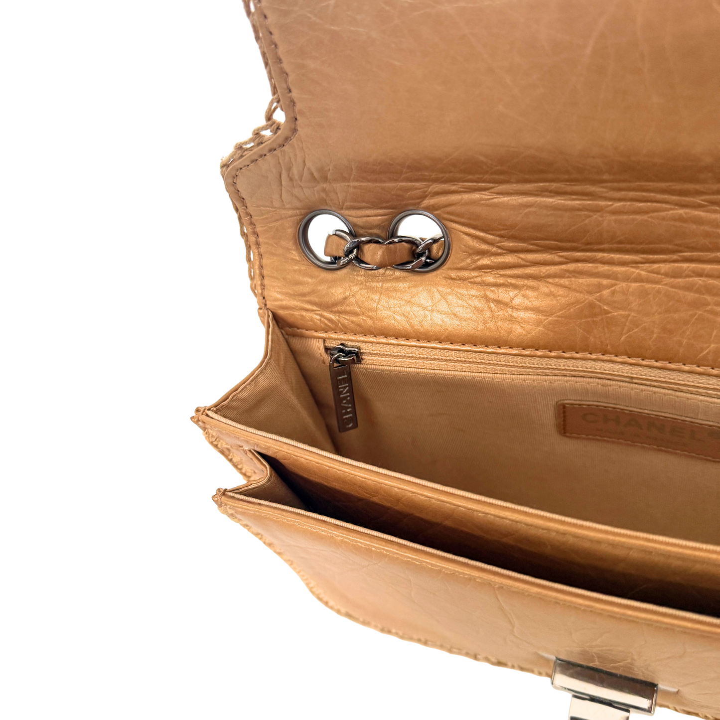 Chanel Whipstitch Flap Bag Gold / gut Chanel