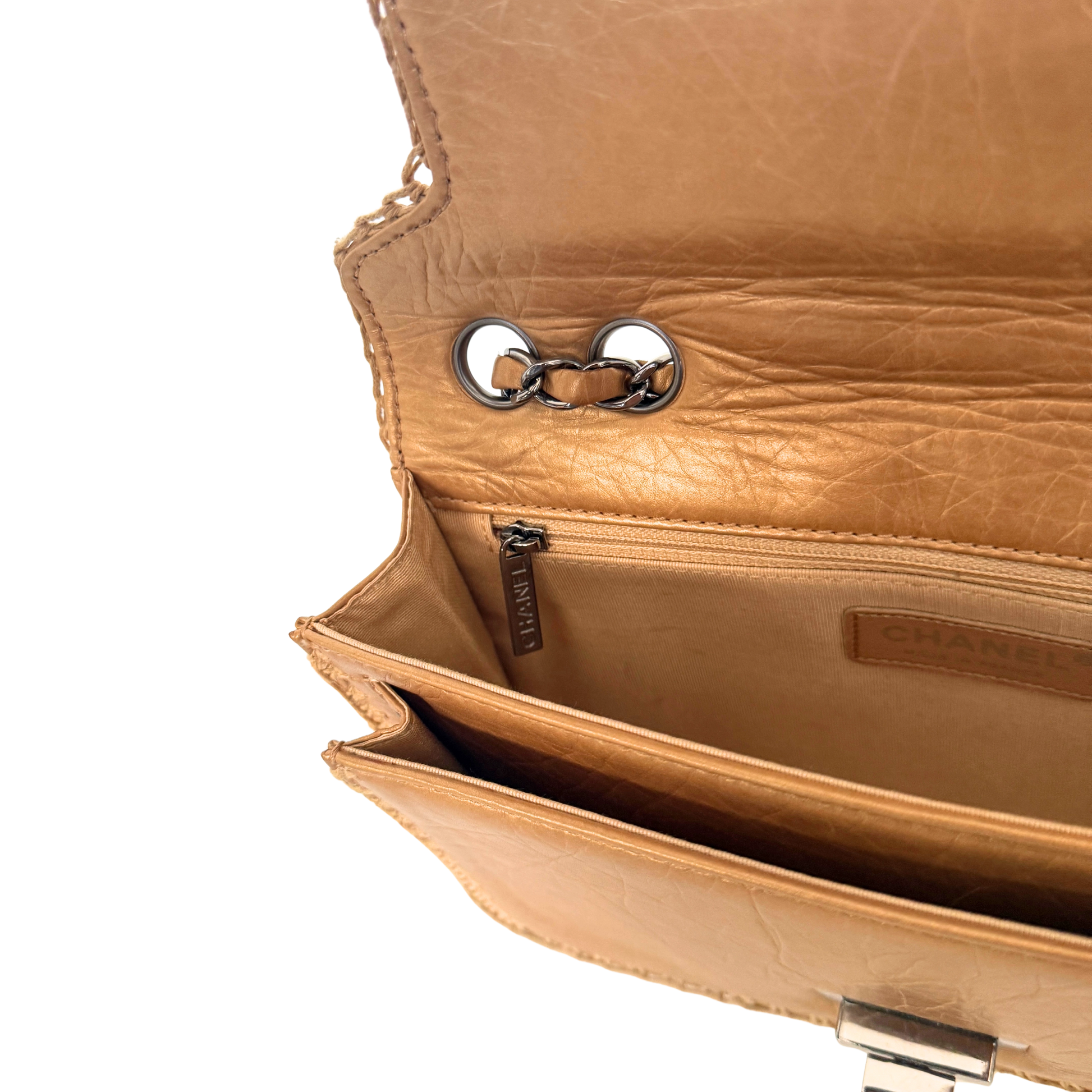 Chanel Whipstitch Flap Bag Gold / gut Chanel
