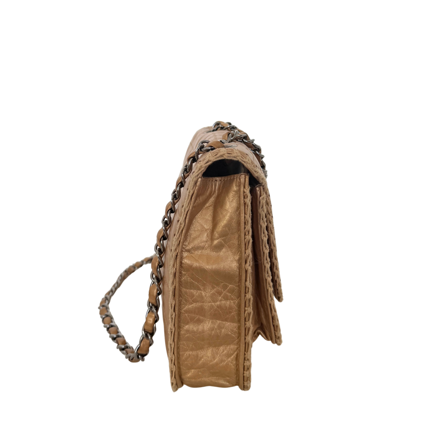 Chanel Whipstitch Flap Bag Gold / gut Chanel