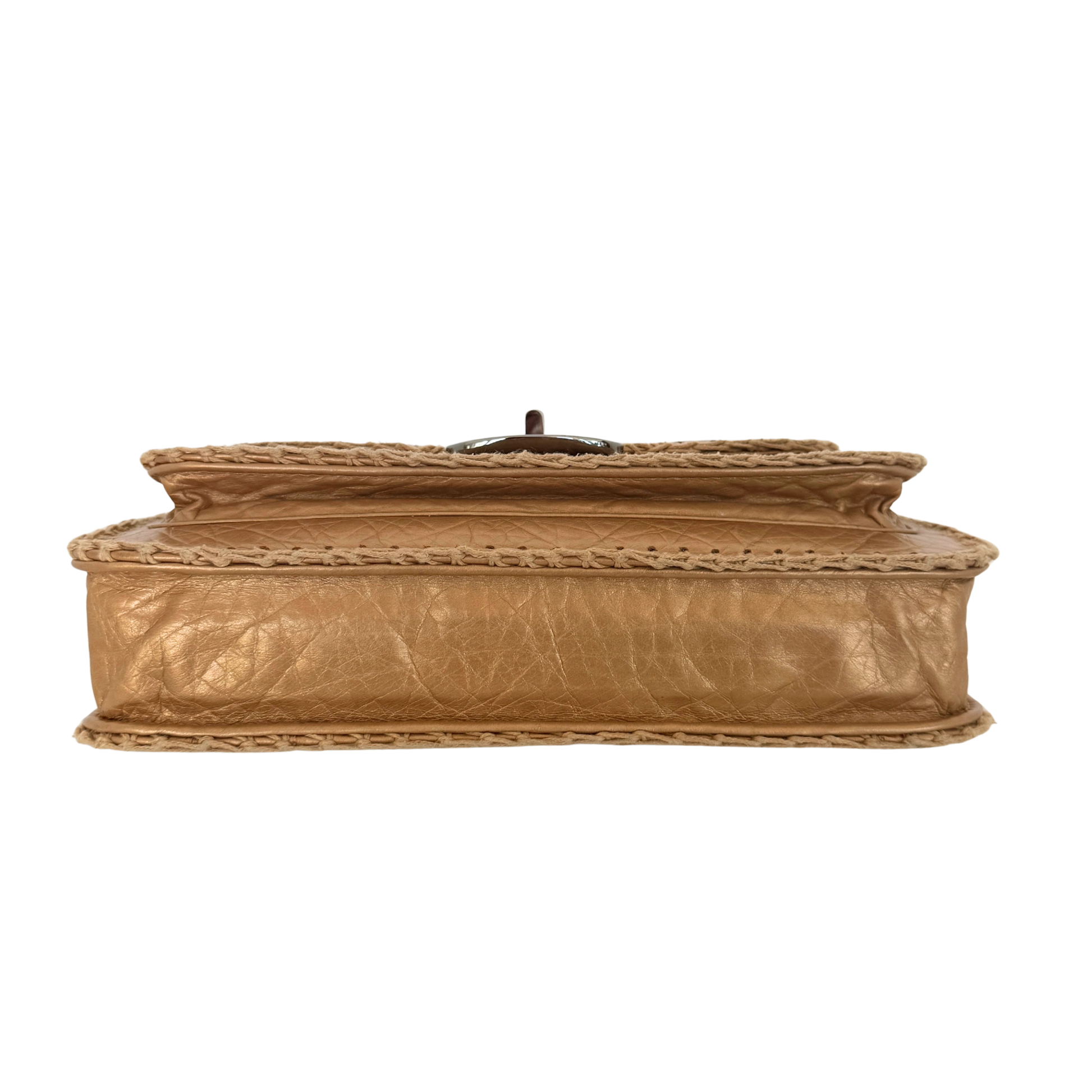 Chanel Whipstitch Flap Bag Gold / gut Chanel