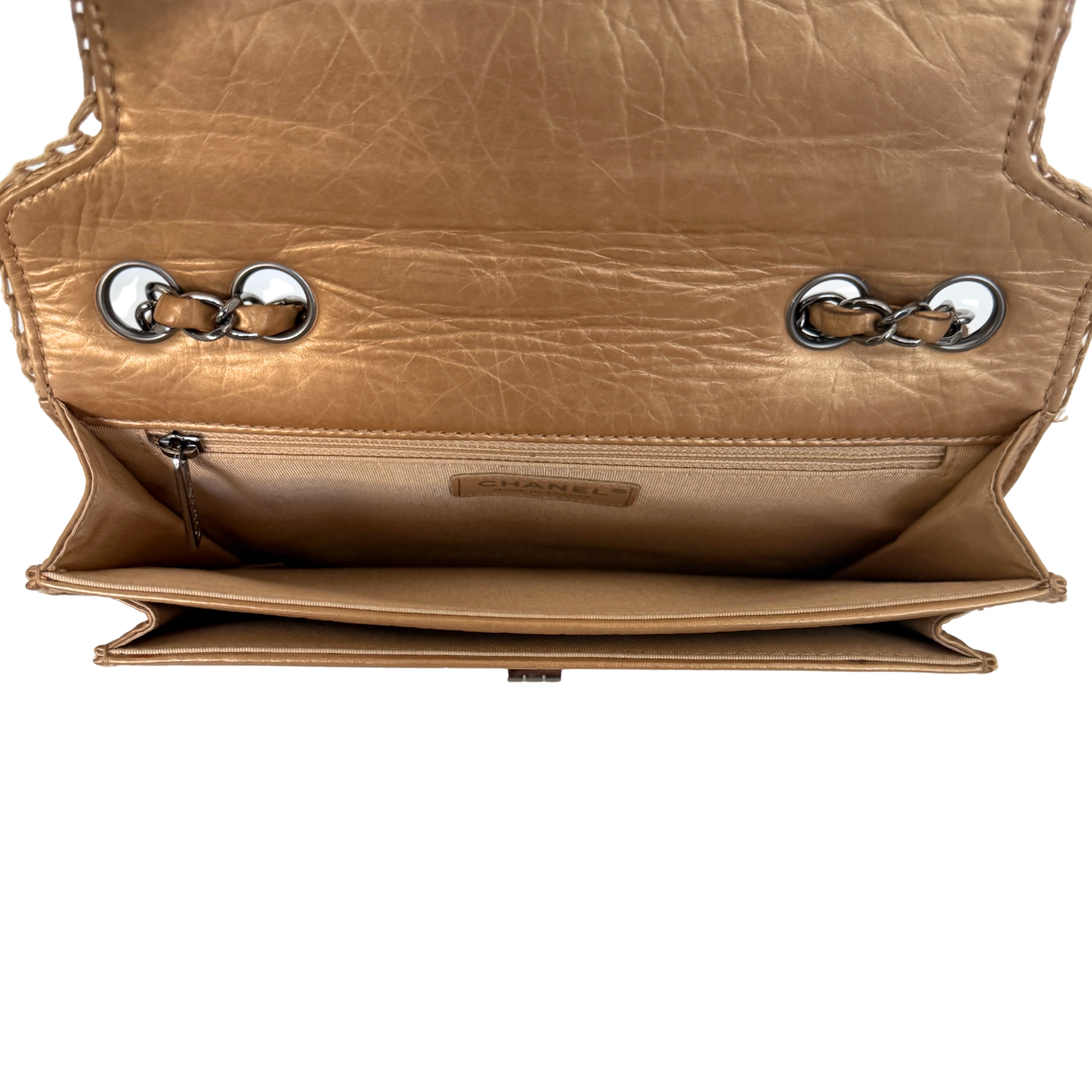 Chanel Whipstitch Flap Bag Gold / gut Chanel