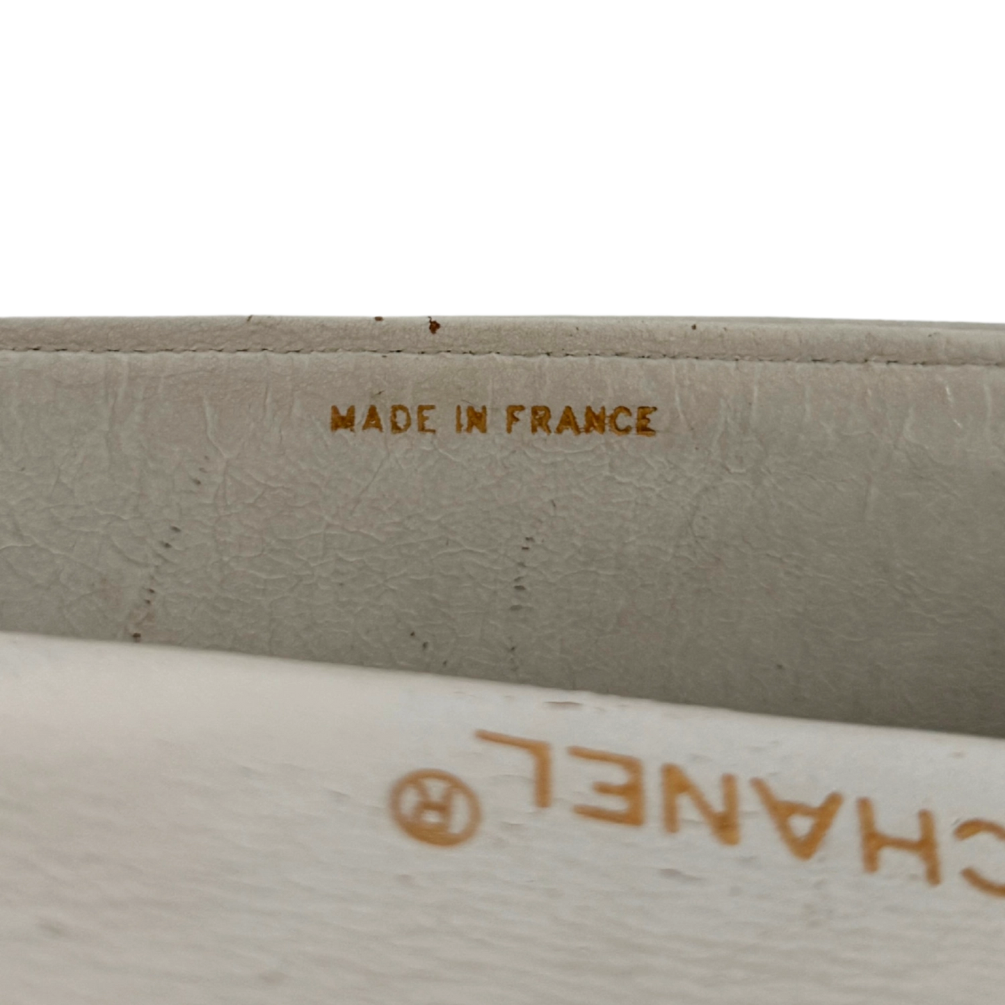 Chanel Timeless Single Flap Small Weiß / akzeptabel Chanel