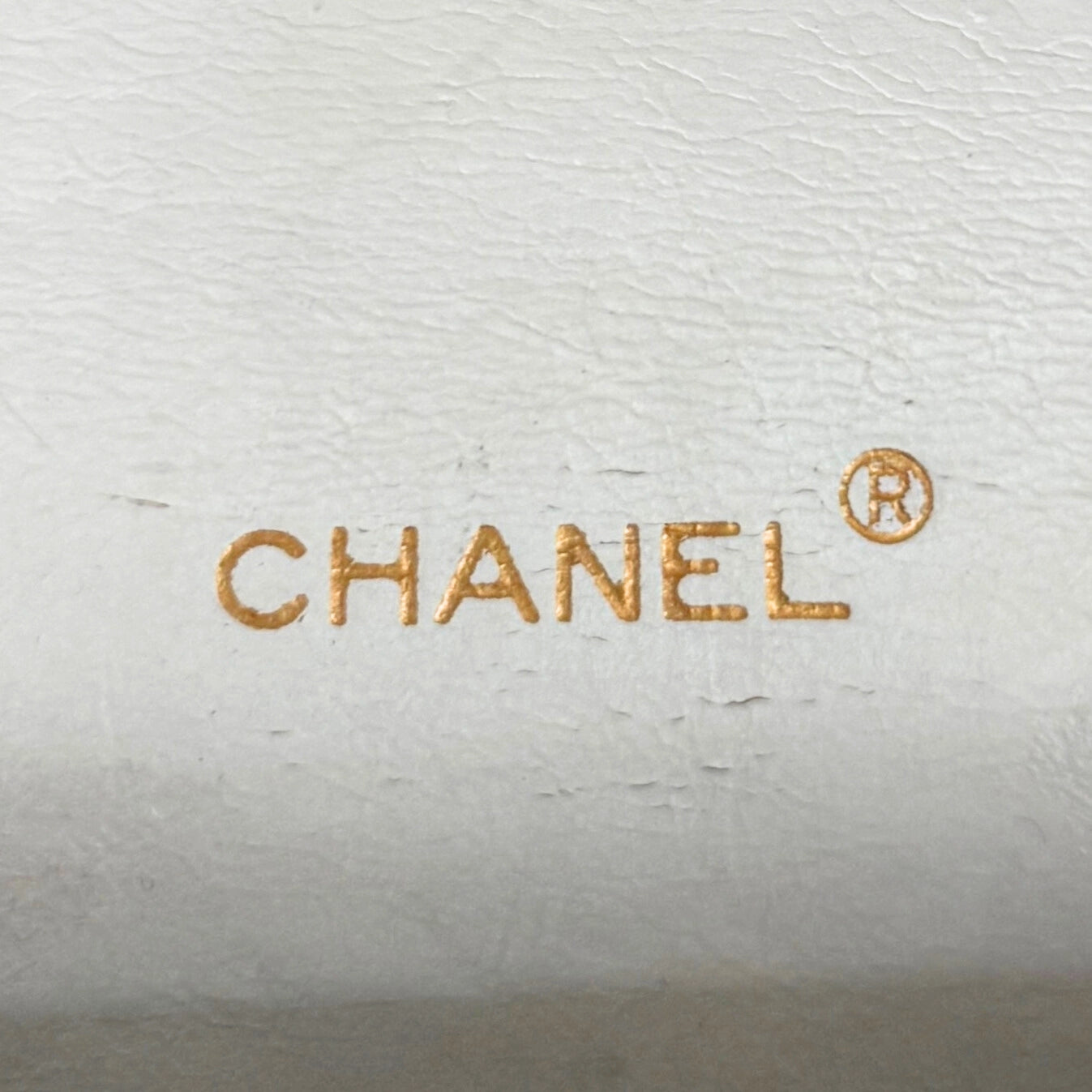 Chanel Timeless Single Flap Small Weiß / akzeptabel Chanel