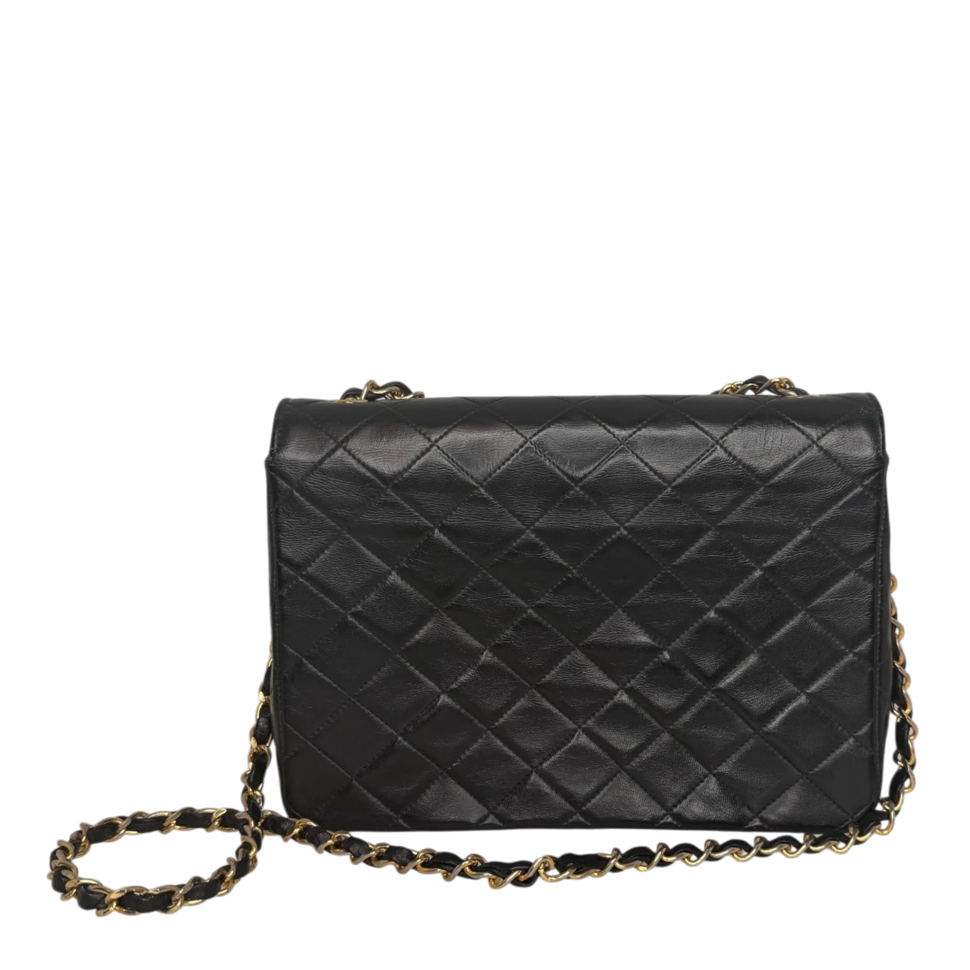 Chanel Classic Envelope Tasche Lammleder schwarz Chanel