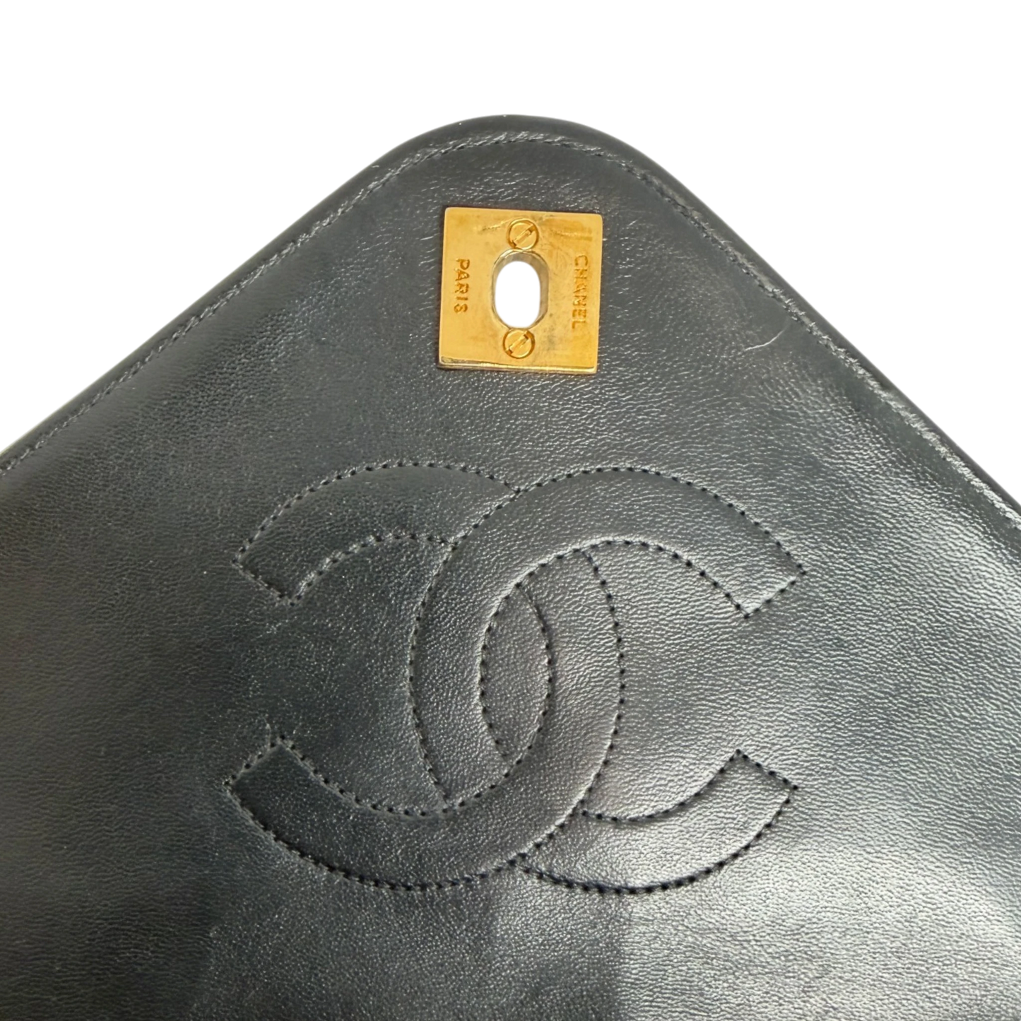 Chanel Classic Envelope Tasche Lammleder schwarz Chanel