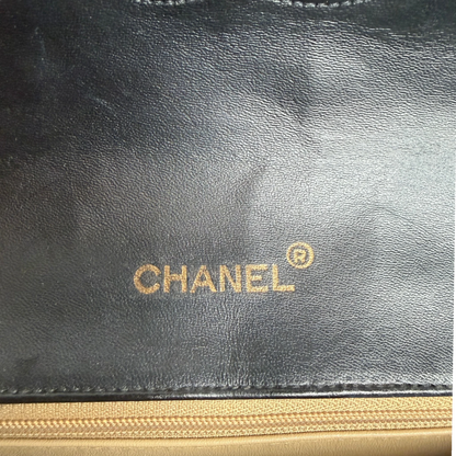 Chanel Classic Envelope Tasche Lammleder schwarz Chanel