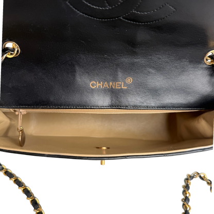 Chanel Classic Envelope Tasche Lammleder schwarz Chanel