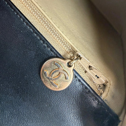 Chanel Classic Envelope Tasche Lammleder schwarz Chanel