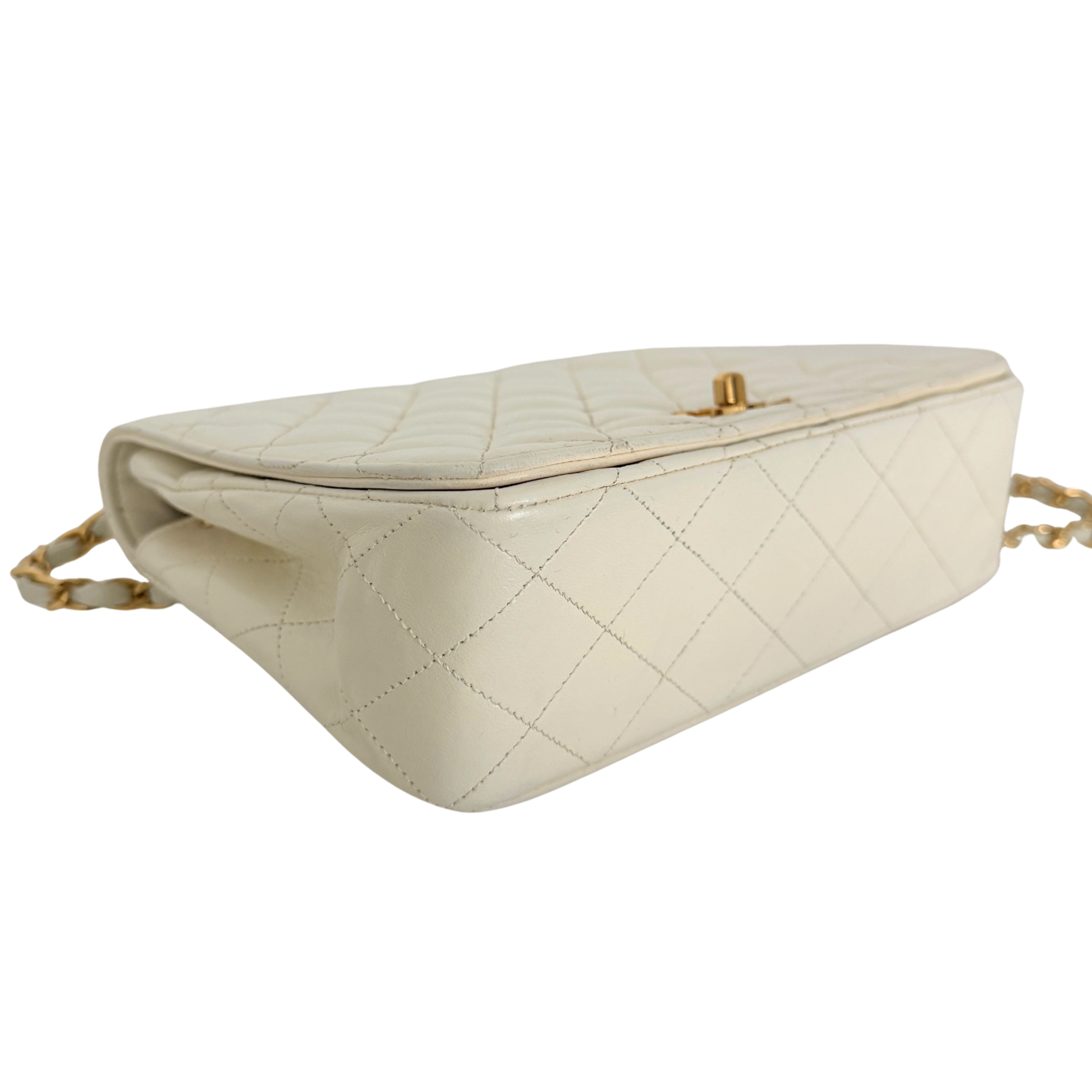 Chanel Timeless Single Flap Small Weiß / gut Chanel
