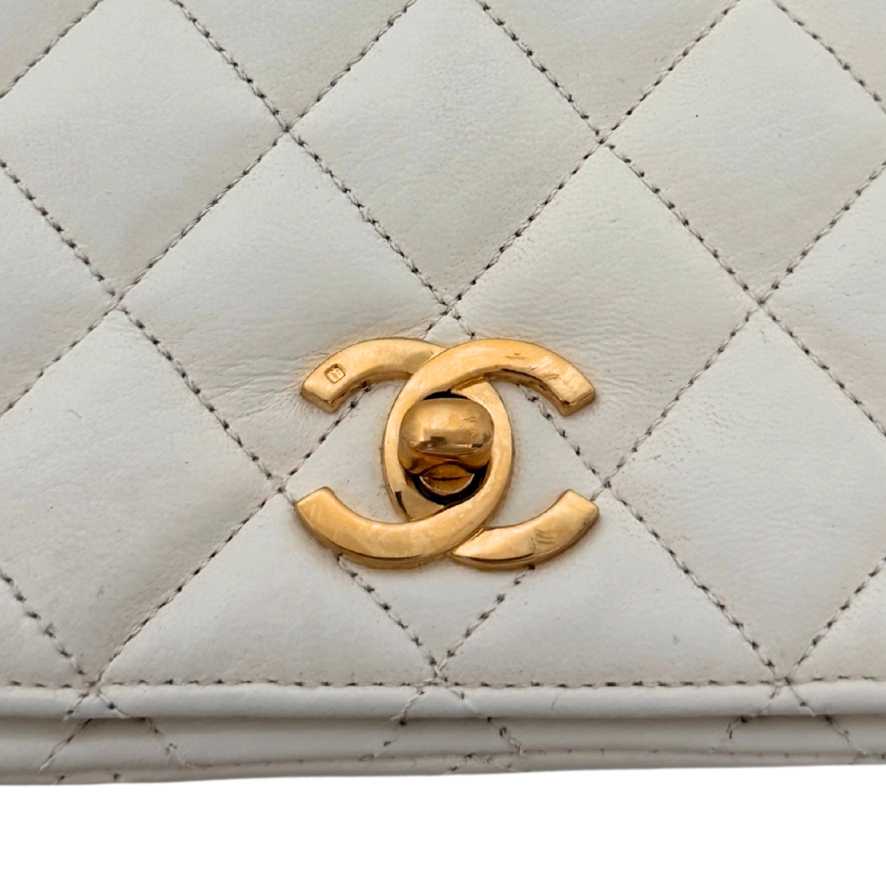 Chanel Timeless Single Flap Small Weiß / gut Chanel