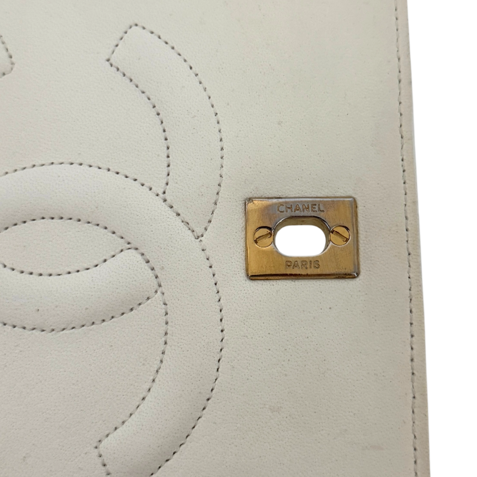 Chanel Timeless Single Flap Small Weiß / gut Chanel