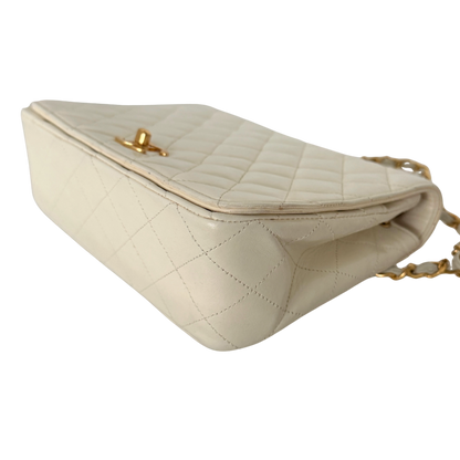 Chanel Timeless Single Flap Small Weiß / gut Chanel
