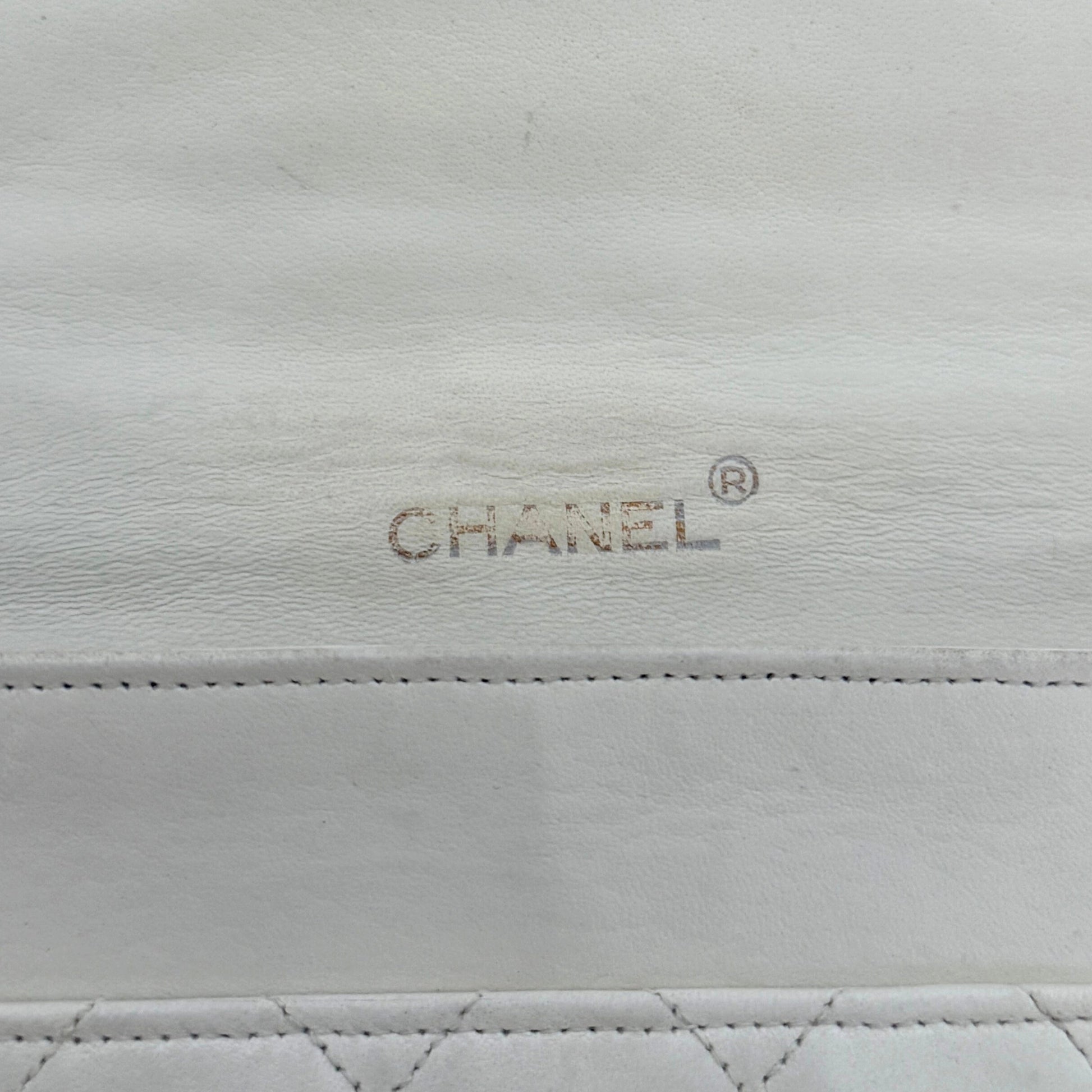 Chanel Timeless Single Flap Small Weiß / gut Chanel