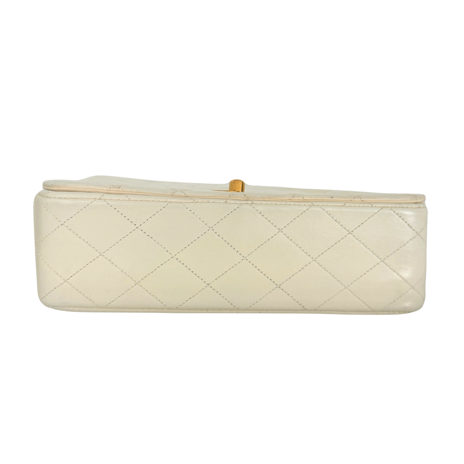 Chanel Timeless Single Flap Small Weiß / gut Chanel
