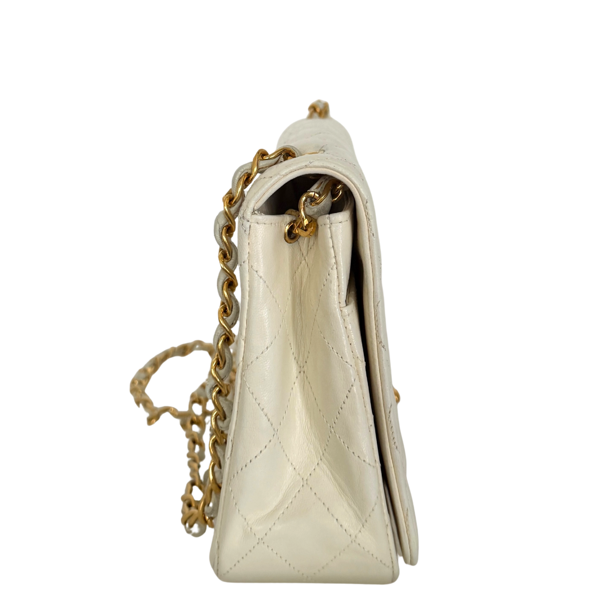 Chanel Timeless Single Flap Small Weiß / gut Chanel