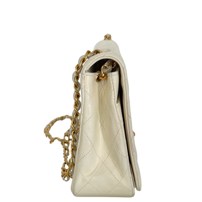Chanel Timeless Single Flap Small Weiß / gut Chanel