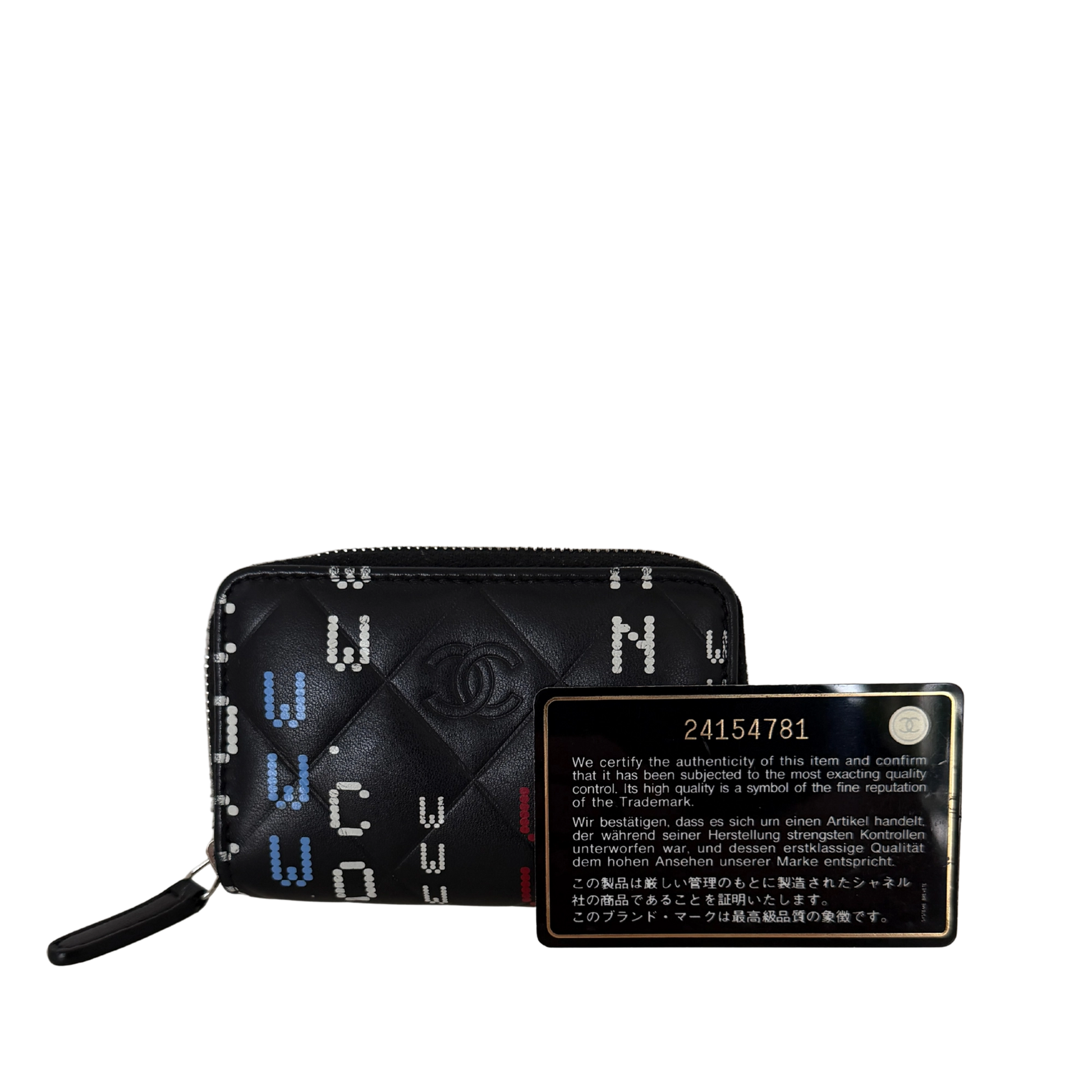 Chanel CC Lammleder Geldbörse Multicolor  / sehr gut Louis Vuitton