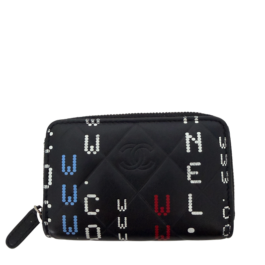 Chanel CC Lammleder Geldbörse Multicolor  / sehr gut Louis Vuitton