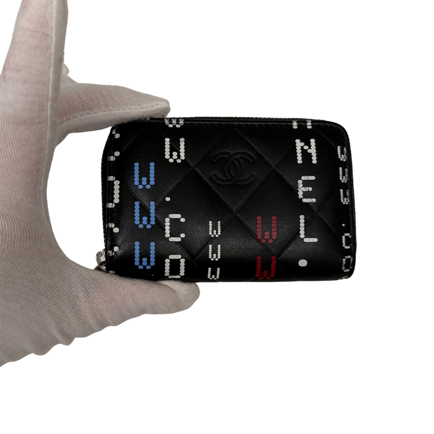 Chanel CC Lammleder Geldbörse Multicolor  / sehr gut Louis Vuitton