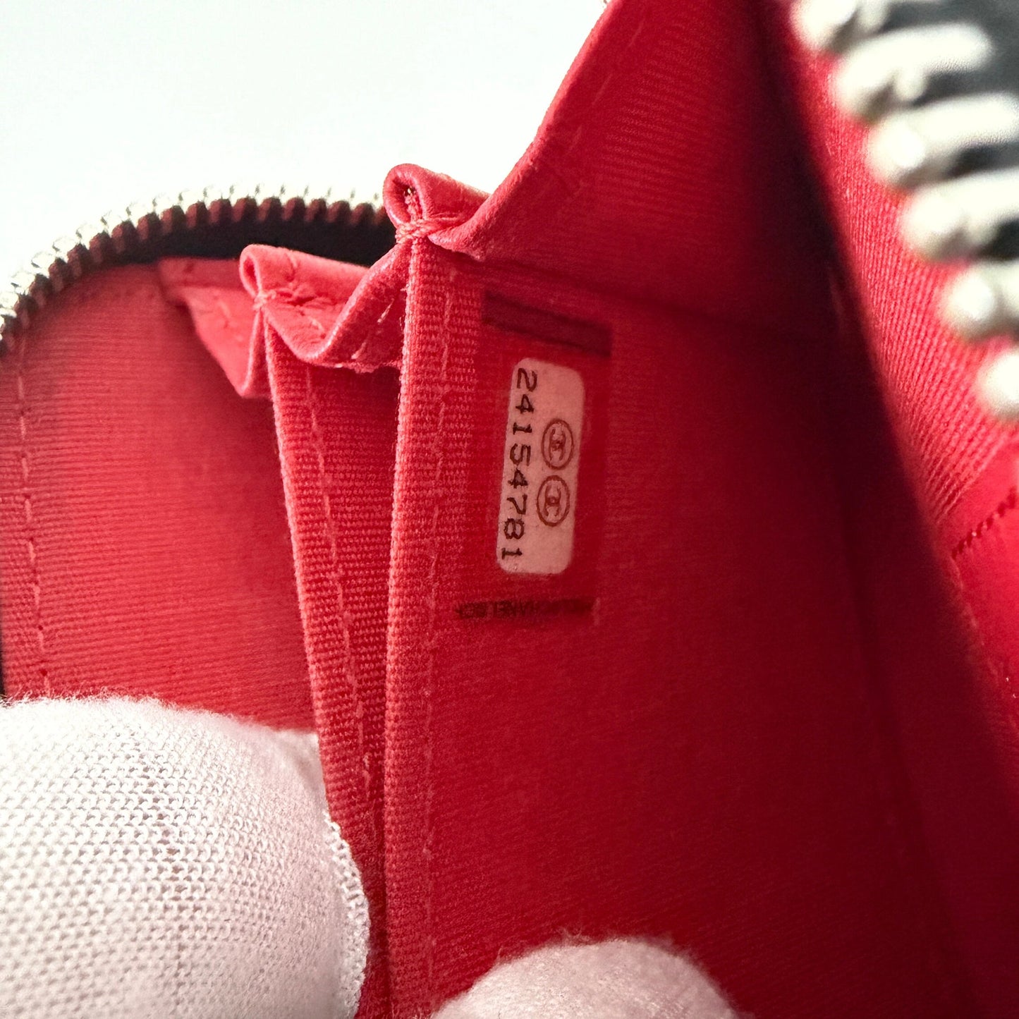 Chanel CC Lammleder Geldbörse Multicolor  / sehr gut Louis Vuitton