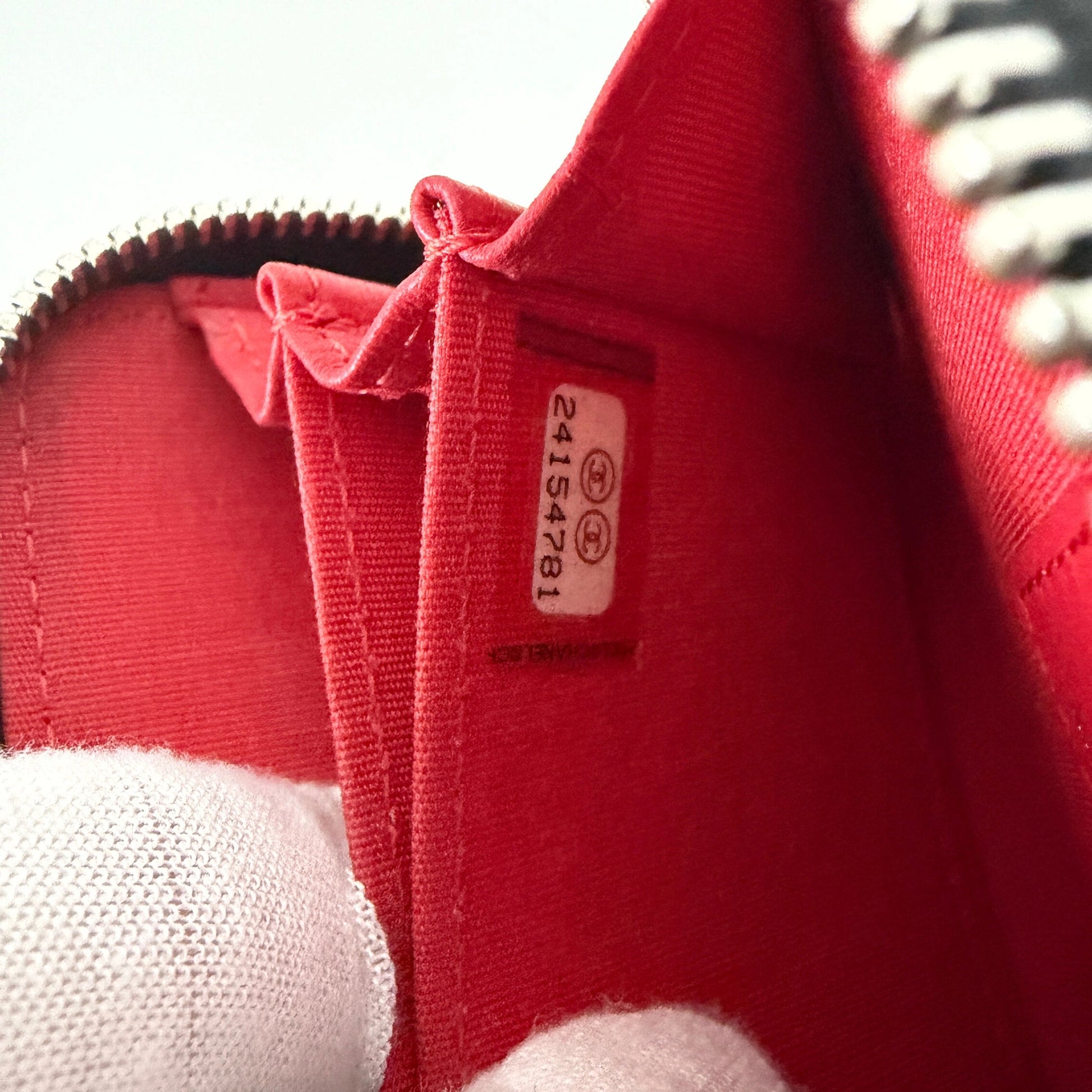 Chanel CC Lammleder Geldbörse Multicolor  / sehr gut Louis Vuitton