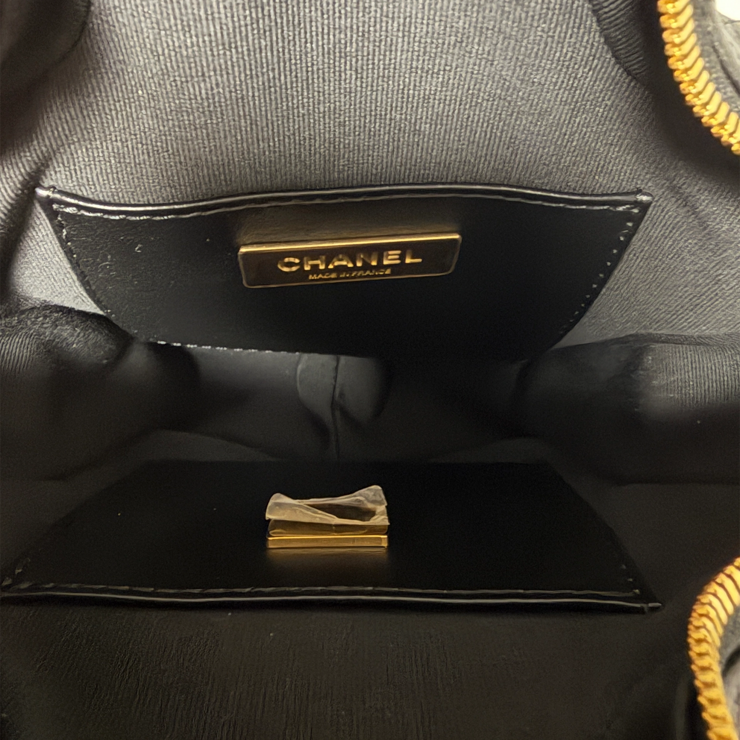 Chanl Walk of Fame Star Bag schwarz Lammleder Fullset / neuwertig Chanel