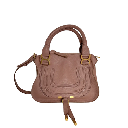 Chloé Marcie Small Handtasche Woodrose Leder / neuwertig Chloé