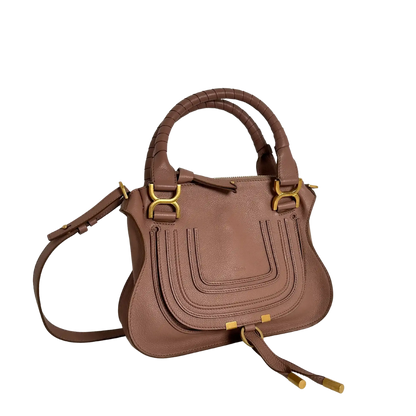 Chloé Marcie Small Handtasche Woodrose Leder / neuwertig Chloé