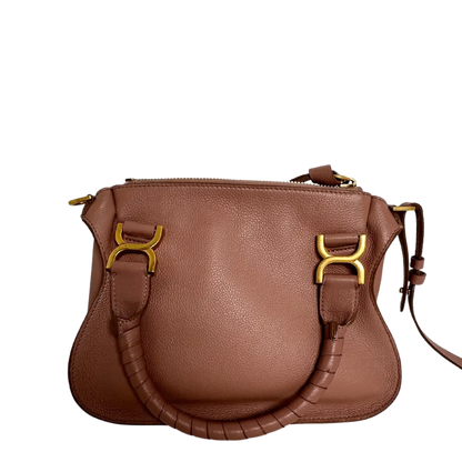 Chloé Marcie Small Handtasche Woodrose Leder / neuwertig Chloé