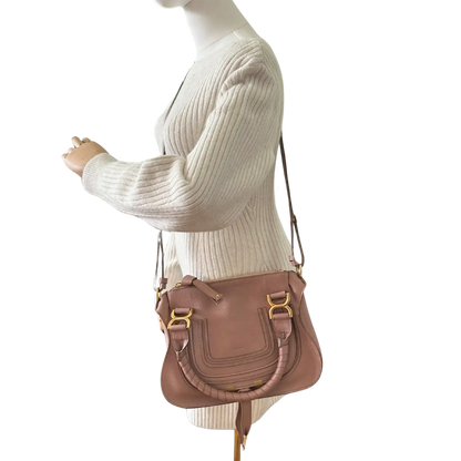 Chloé Marcie Small Handtasche Woodrose Leder / neuwertig Chloé