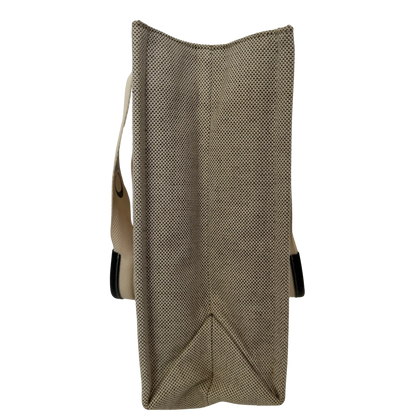 Chloé Woody Tote Bag aus Leinen beige / sehr gut Echtheitscheck
