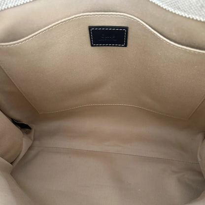 Chloé Woody Tote Bag aus Leinen beige / sehr gut Echtheitscheck