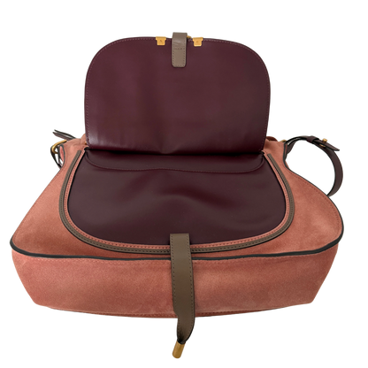 Chloé Marcie Medium Wildleder Canyon Rose / sehr gut Chloé
