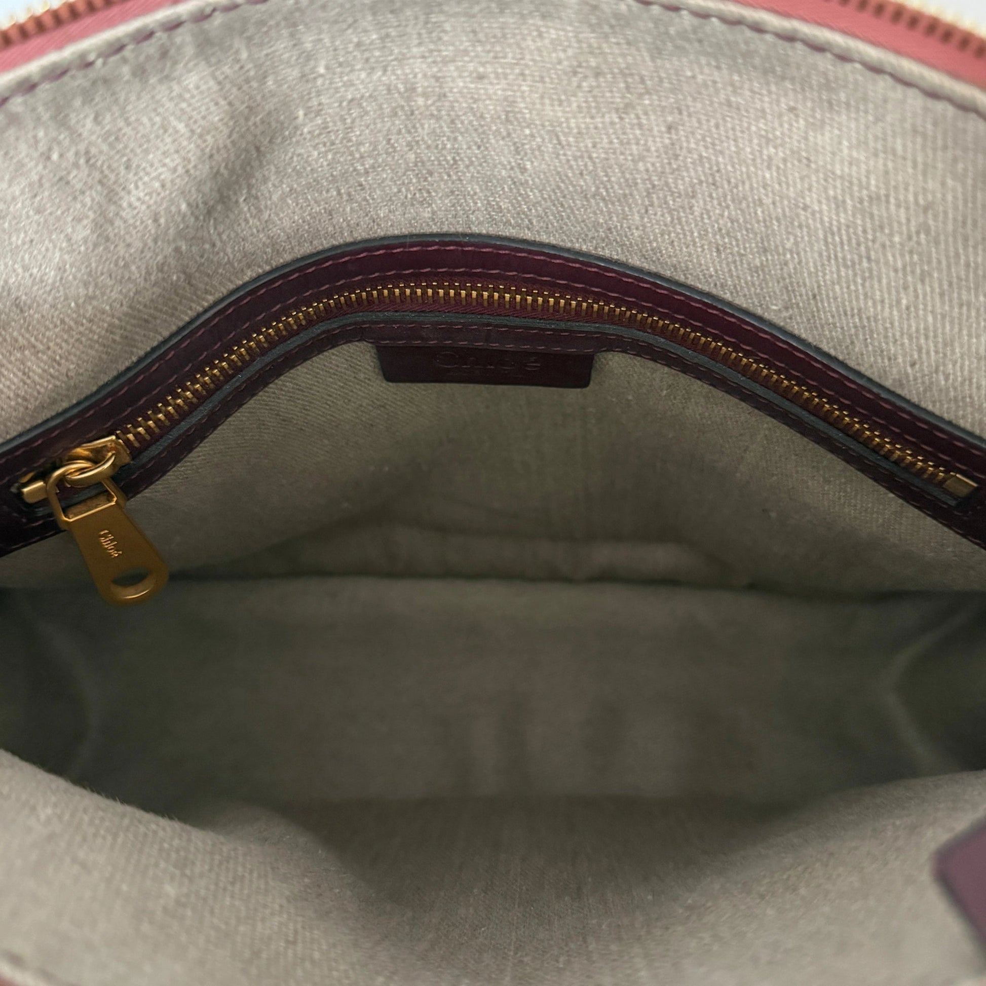 Chloé Marcie Medium Wildleder Canyon Rose / sehr gut Chloé
