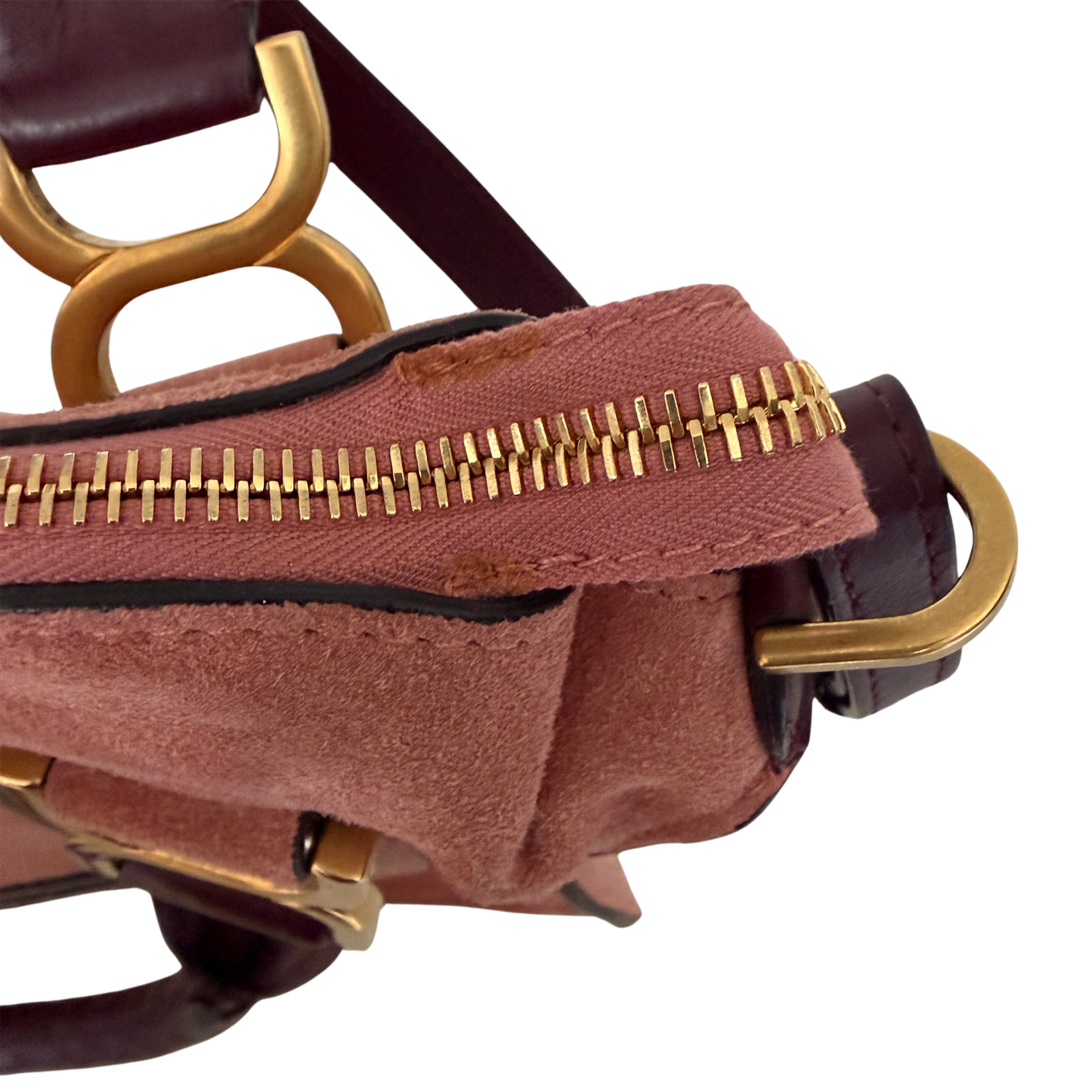 Chloé Marcie Medium Wildleder Canyon Rose / sehr gut Chloé