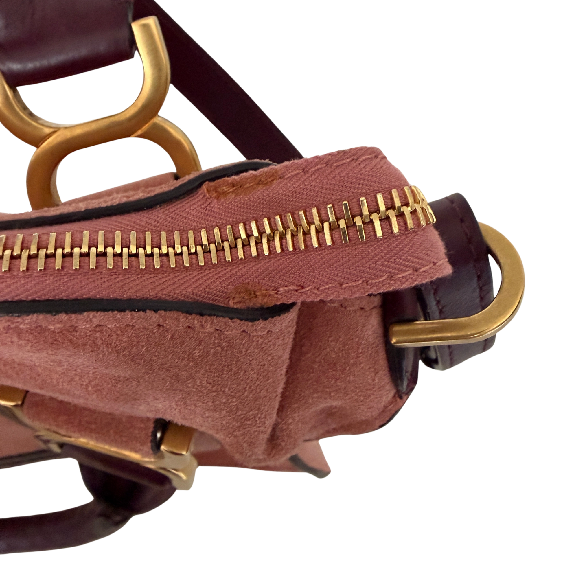 Chloé Marcie Medium Wildleder Canyon Rose / sehr gut Chloé
