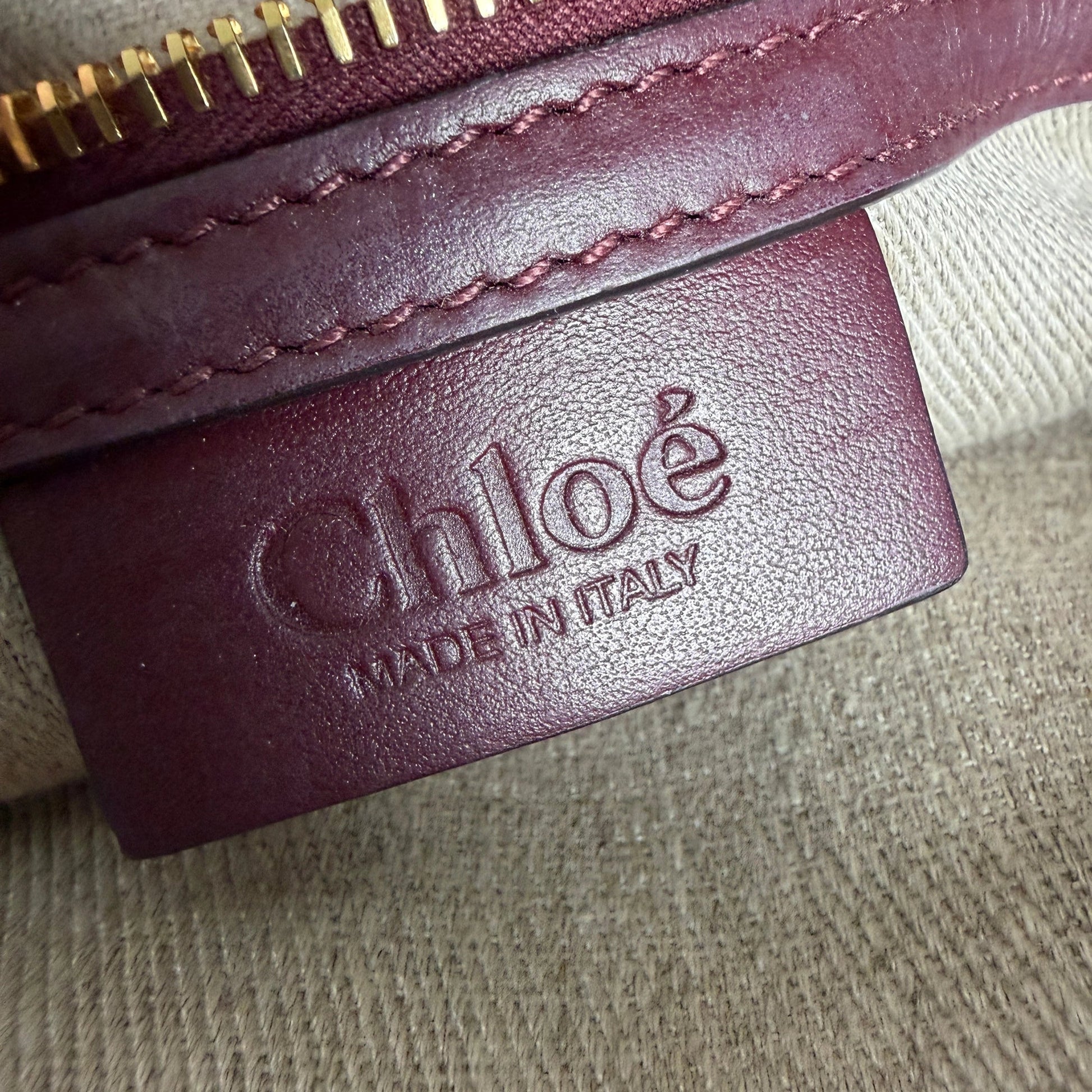 Chloé Marcie Medium Wildleder Canyon Rose / sehr gut Chloé