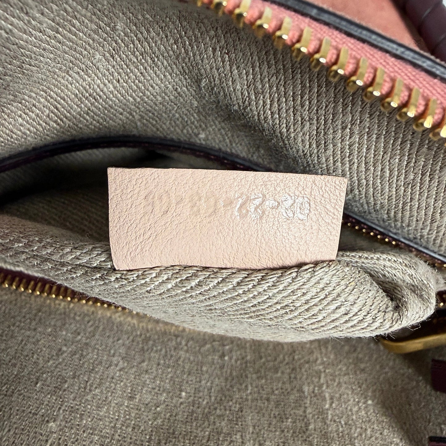 Chloé Marcie Medium Wildleder Canyon Rose / sehr gut Chloé