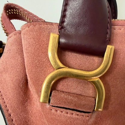 Chloé Marcie Medium Wildleder Canyon Rose / sehr gut Chloé