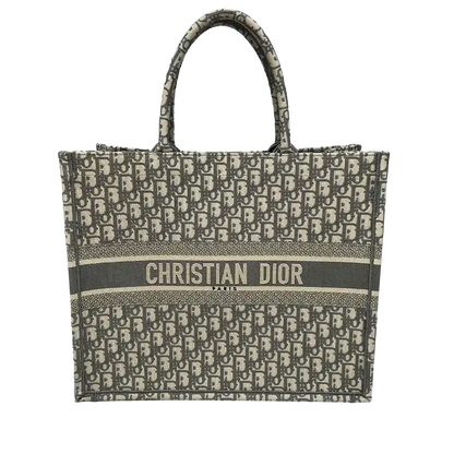 Christian Dior Book Tote Large Oblique grey / Ungetragen - Echtheitscheck